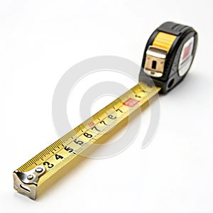 Measure Tape on White Background