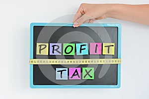 Measure taxes concept in a business, company or economy