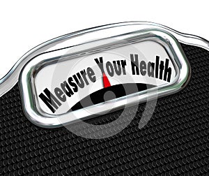 Measure Your Health Scale Weight Loss Healthy Checkup photo