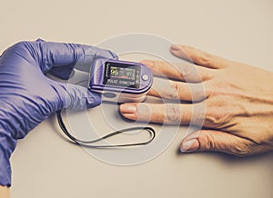 Measurement of the patient& x27;s blood oxygenation level