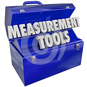 Measurement Tools Gauge Performance Level 3d Words Toolbox