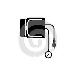 Measuring blood pressure icon symbol,illustration design template