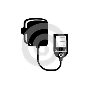 Measuring blood pressure icon symbol,illustration design template