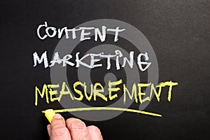Measuring content marketing