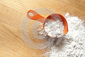 Measuring Cup with Flour