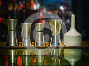 Measuring cup, Sheker set, bar