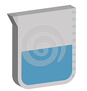 Measuring Jug Isolated Vector Icon Editable