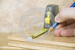 Measuring and marking wood