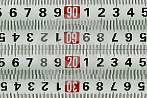 Measuring meter - pattern background