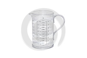 Measuring plastic jug