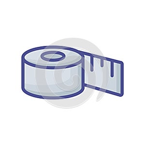 Measuring scale fill inside vector icon which can easily modify or edit