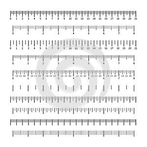 Measuring scales. Measurements scale measurable yardstick tape measures length meter precision tools centimeter