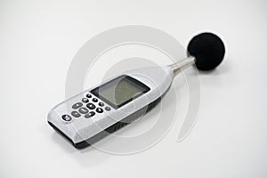 Measuring sound level meter