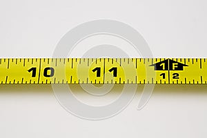 A measuring tape