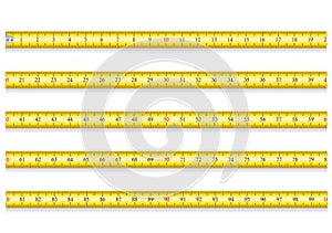 Measuring tape for tool roulette vector illustration EPS 10