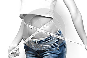Measuring waist