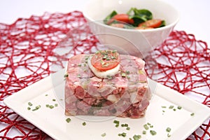 Meat in aspic