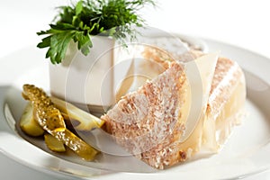 Meat Aspic with Herbs