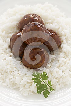 Meat Balls In Hoisin Sauce