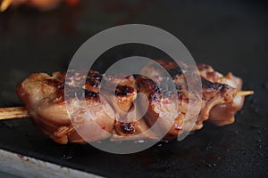 Meat on the barbecue: Porc meat