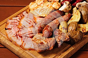 Meat board for beer