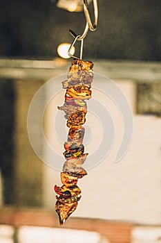 Meat Brochette with Vegetables