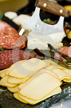 Meat and cheese party tray