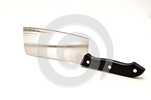 Meat cleaver with black handle
