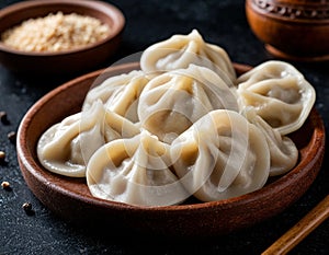Meat dumplings. Generated by AI.