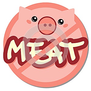 Meat forbidden