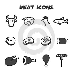 Meat icons