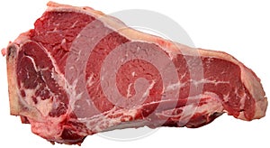 Meat! isolated raw steak