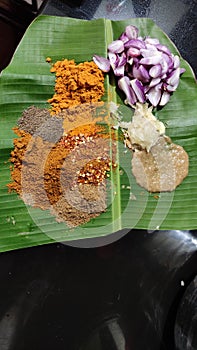 Meat marination masala photo