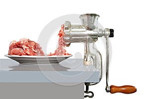 Meat mincer photo