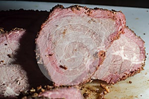 meat with the name of & x22;cupim& x22; hump steak, cut of beef from the upper part of the ox photo