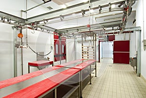 Meat proccessing factory