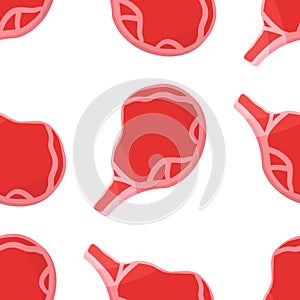 meat raw fresh red steak bone pattern