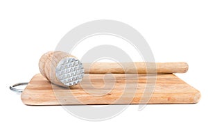 Meat tenderizer and board