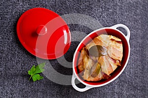 Meat terrine with bacon