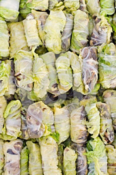 Meat wrap in cabbage (also called as spring roll cabbage recipe)