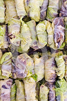 Meat wrap in cabbage (also called as spring roll cabbage recipe)