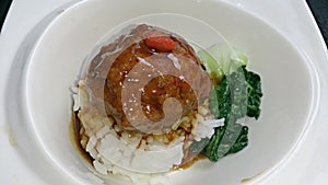 Meatball rice