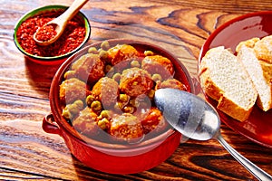 Meatballs tapas meatloaf albondiga recipe photo