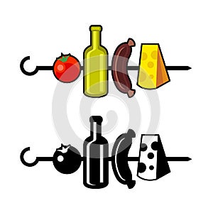 Meate and booze original design template
