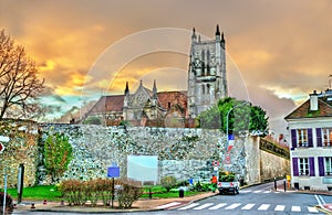 Meaux Cathedral in Paris region of France