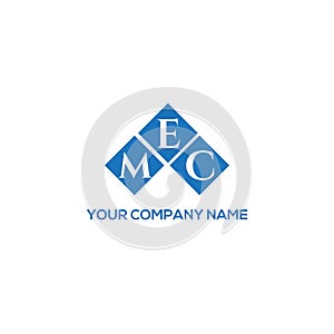 MEC letter logo design on BLACK background. MEC creative initials letter logo concept. MEC letter design