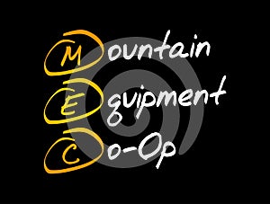 MEC - Mountain Equipment Co-Op acronym