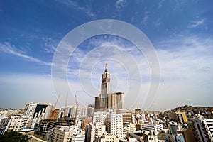 Mecca City , Saudi Arabia - Makkah Clock Tower - Abraj Al Bait - Masjid Al Haram photo