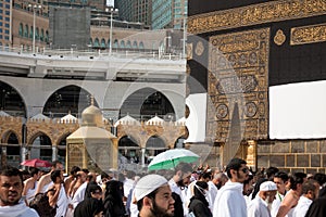 Kaaba in Mecca in Saudi Arabia Editorial