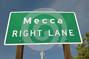 Mecca sign